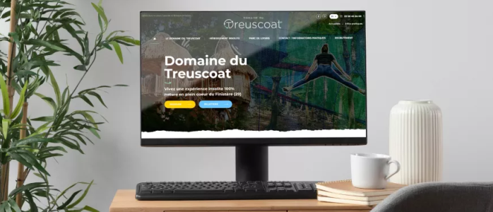Augmenter sa visibilit&eacute; : Refonte du site du Domaine du Treuscoat