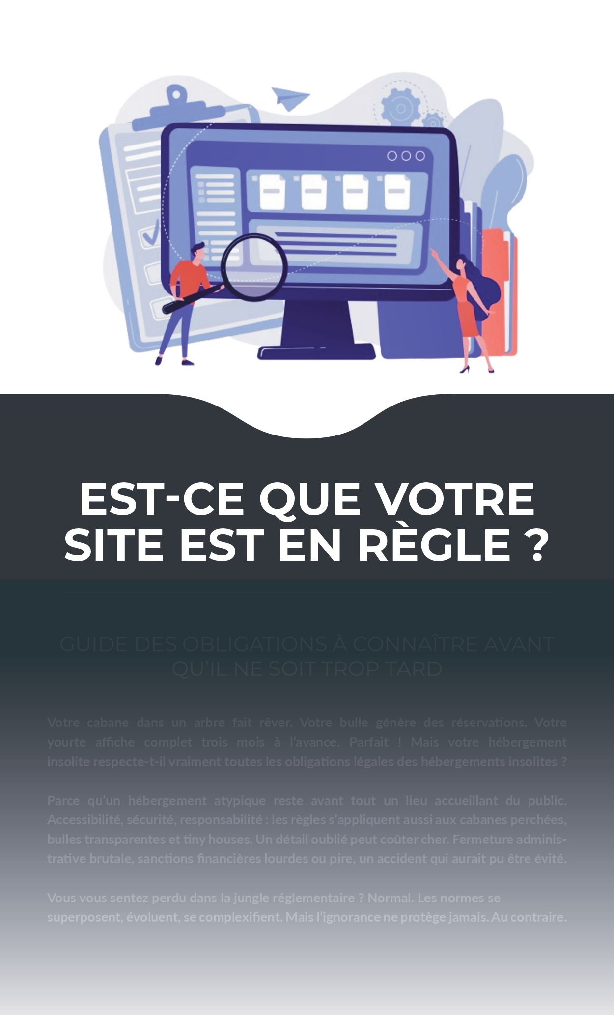 Est-ce que votre site est en r&egrave;gle ? Sp&eacute;cial h&eacute;bergement insolite
